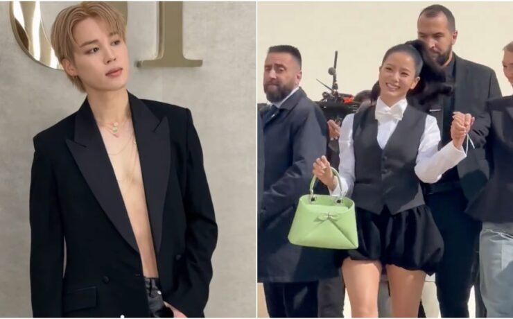 Jimin, do BTS, e Jisoo, do BLACKPINK