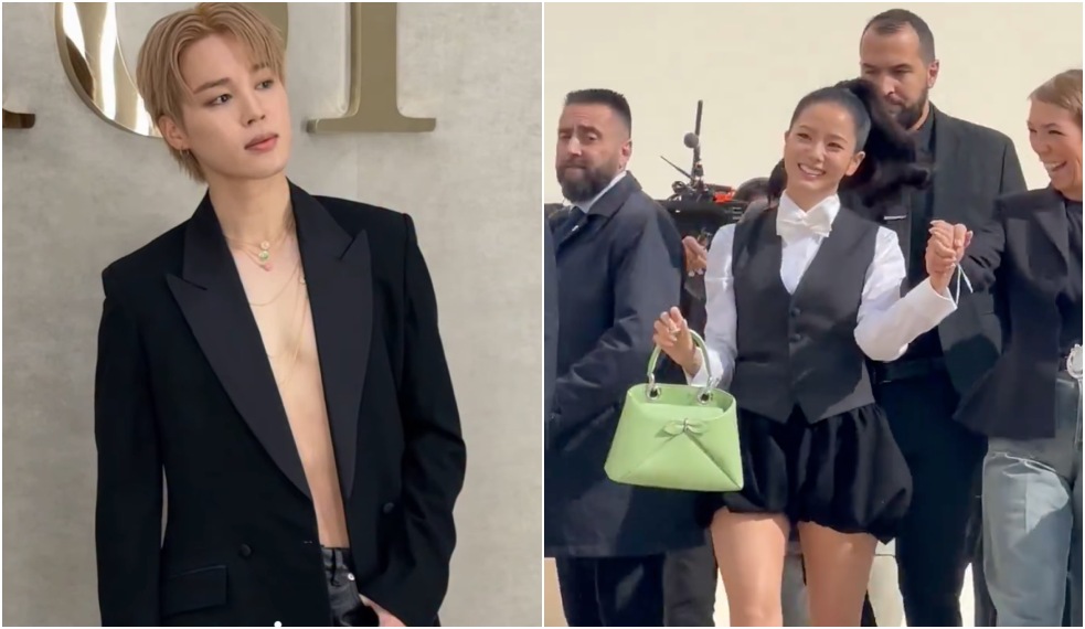 Jimin, do BTS, e Jisoo, do BLACKPINK