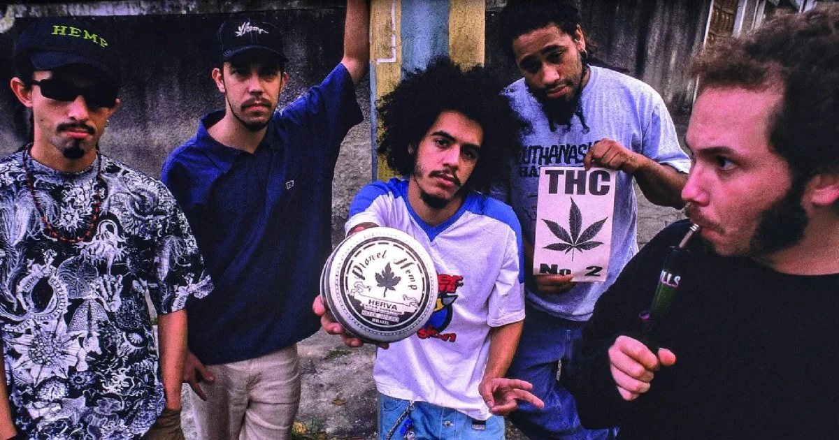 Planet Hemp na época do primeiro disco "Usuário"(Daniela Dacorso) 