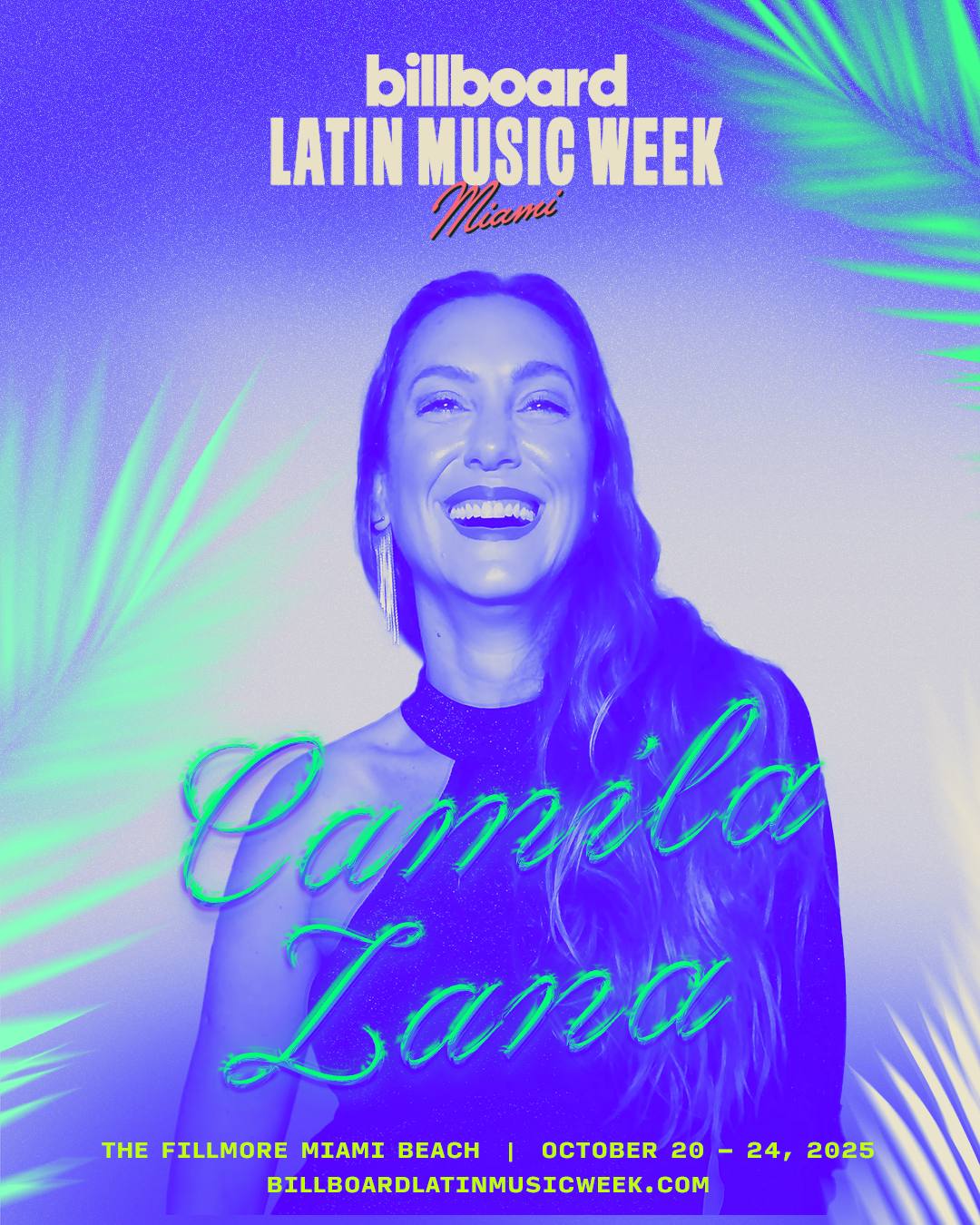 Camila Zana participa da Billboard Latin Music Week (divulgação)