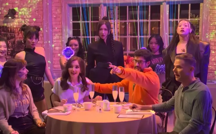HUNTR_X canta 'Golden' no SNL com Bad Bunny (Reprodução)
