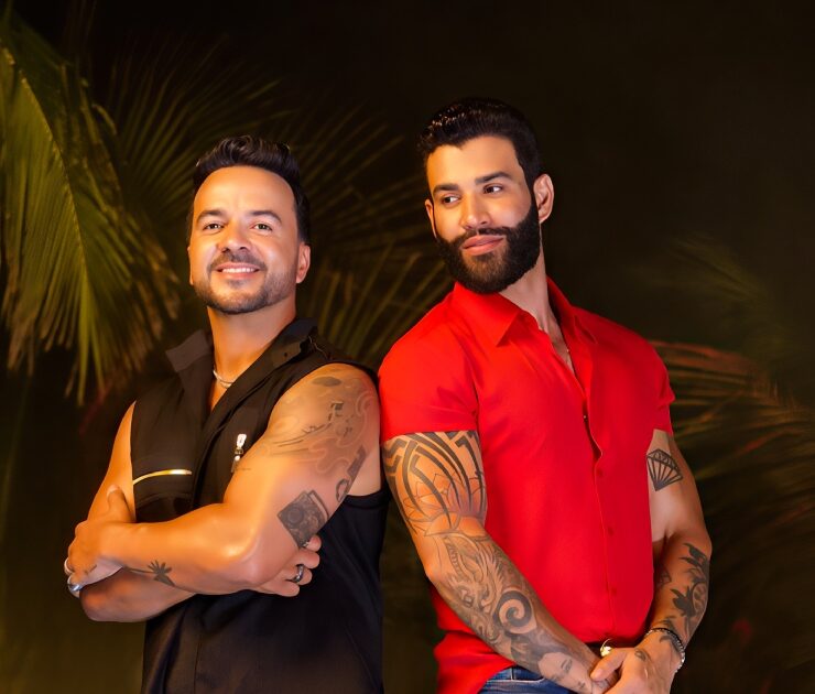 Gusttavo Lima e Luis Fonsi (Divulgação)