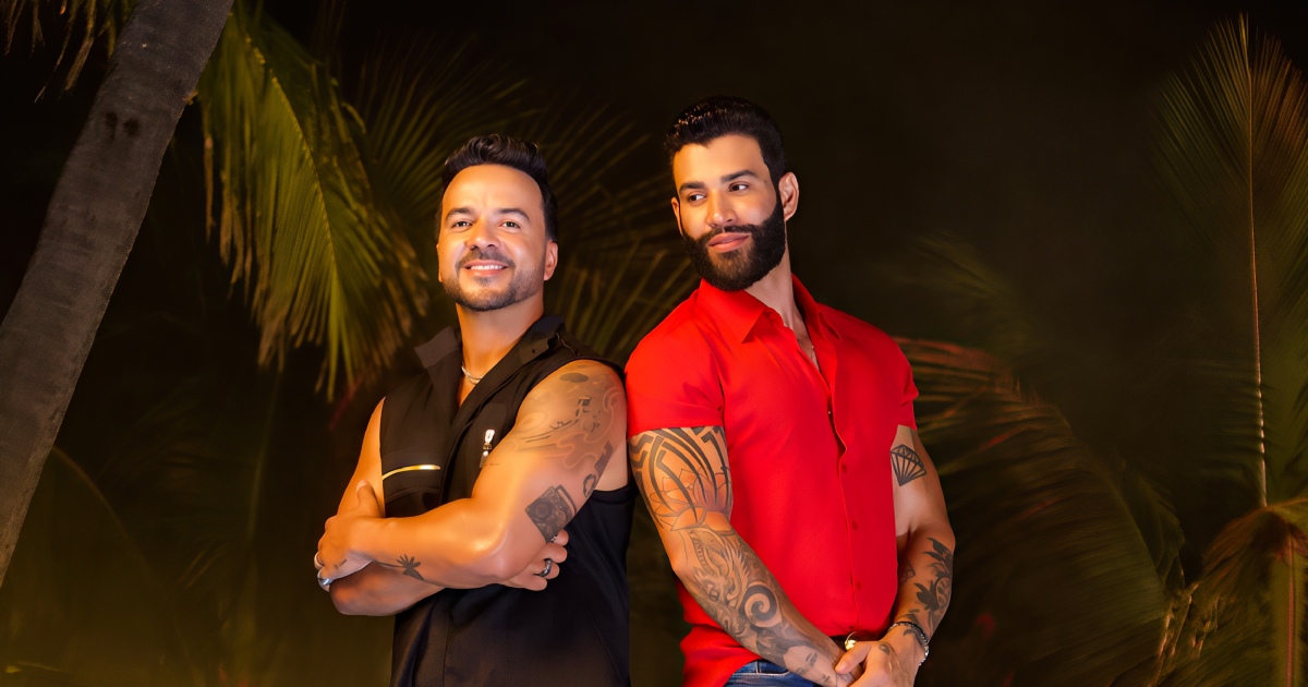 Gusttavo Lima e Luis Fonsi (Divulgação)