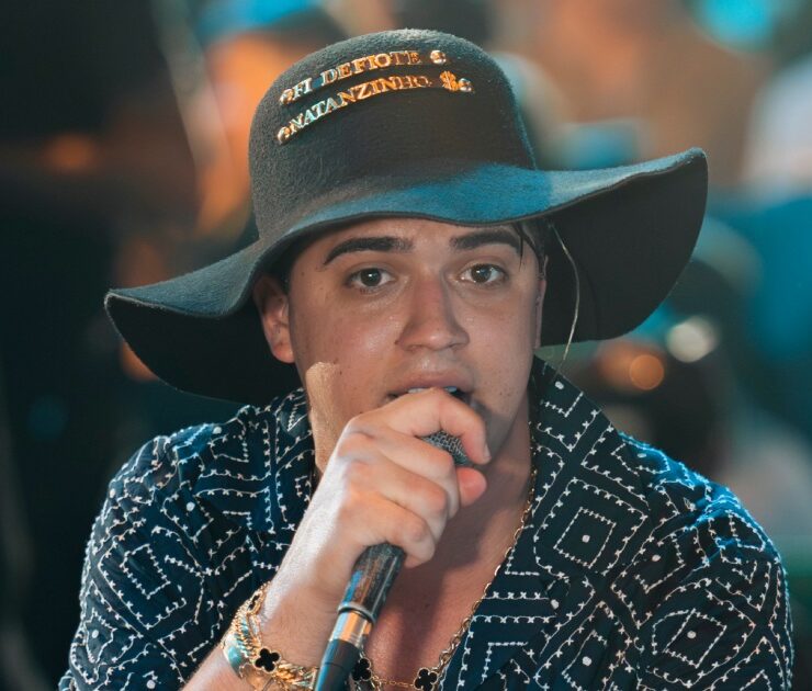 Natanzinho Lima na gravação do DVD "De Bar em Bar 8" (Divulgação)