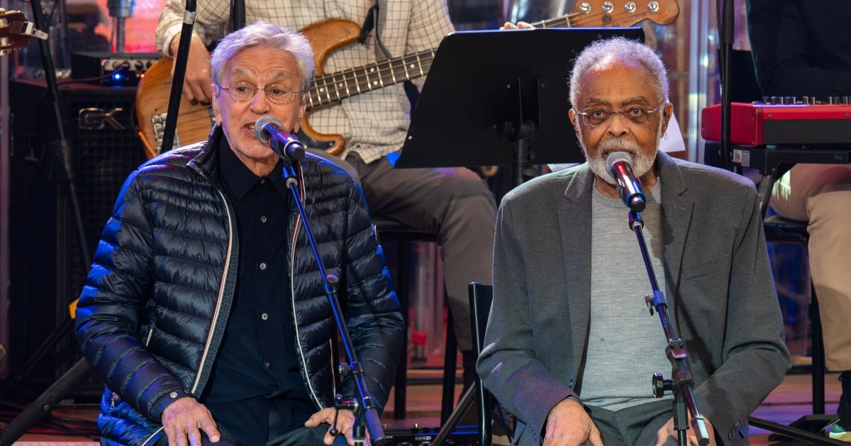 Caetano Veloso e Gilberto Gil (Divulgação/TV Globo)