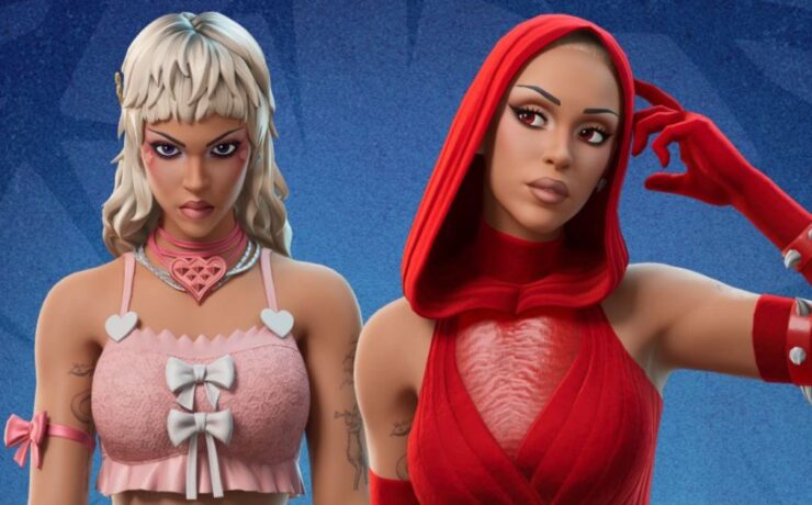 Doja Cat no Fortnite (reprodução)