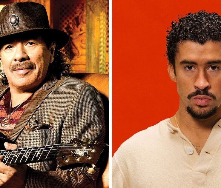 Carlos Santana e Bad Bunny (Foto - reprodução)