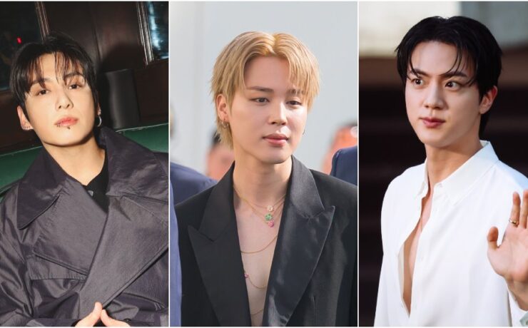 Jung Kook, Jimin e Jin, do BTS