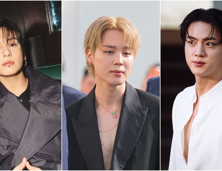 Jung Kook, Jimin e Jin, do BTS