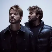 A dupla de música eletrônica Dubdogz (Eduardo