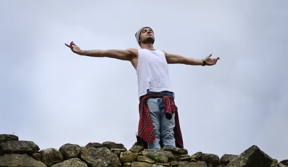 Liam Payne aproveitou folga em turnê para visitar Machu Picchu, no Peru, em 2014