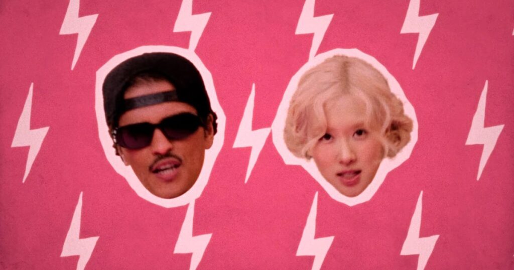 Rosé completa um ano de 'APT.', hit que fez história no K-pop 1 Bruno Mars e Rosé