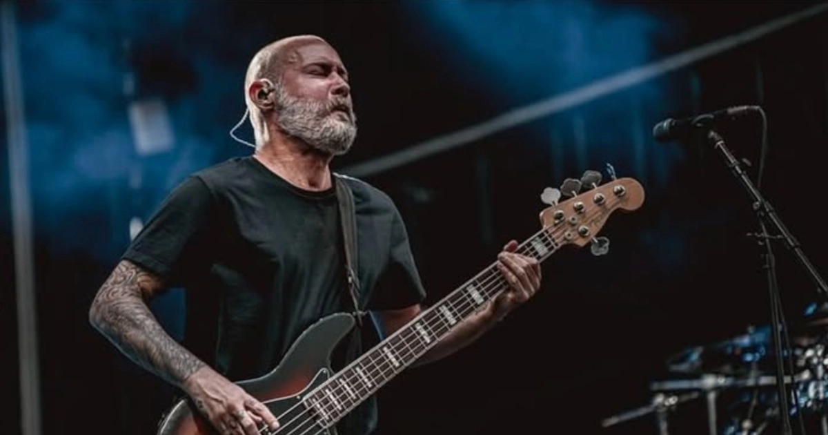 O baixista Sam Rivers do Limp Bizkit (Reprodução Instagram)
