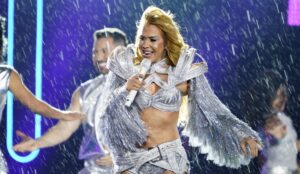 Joelma em gravação de DVD em Brasília