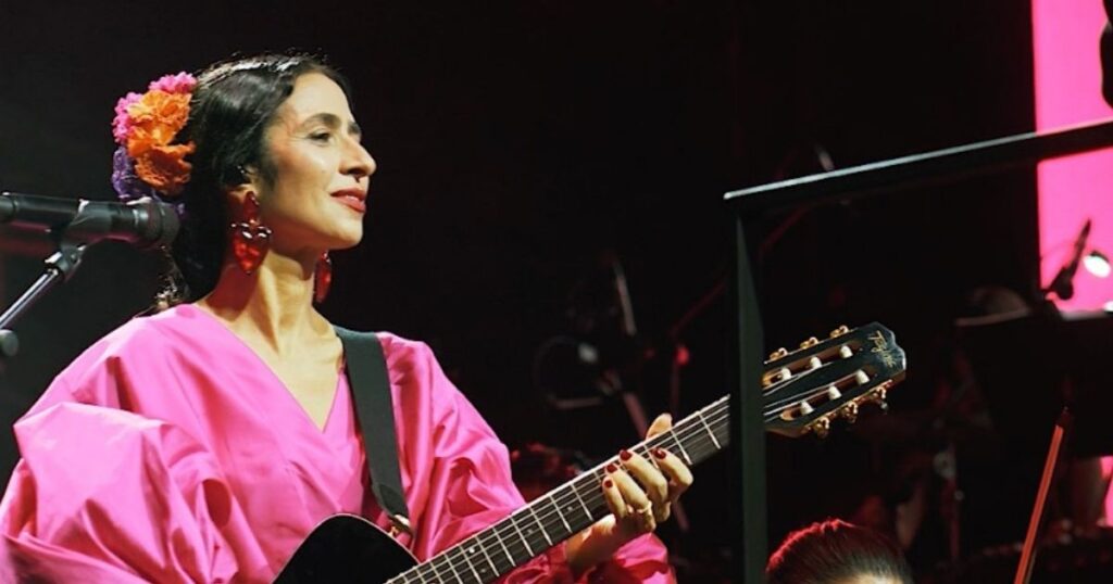 Marisa Monte durante show em BH