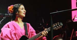 Marisa Monte durante show em BH