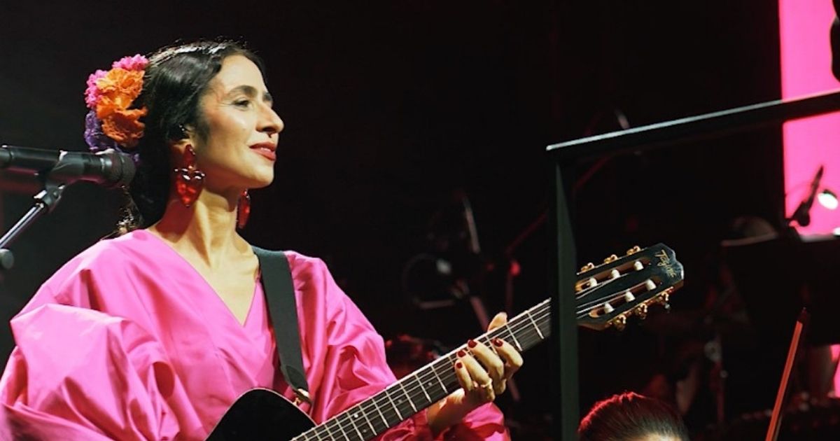 Marisa Monte durante show em BH