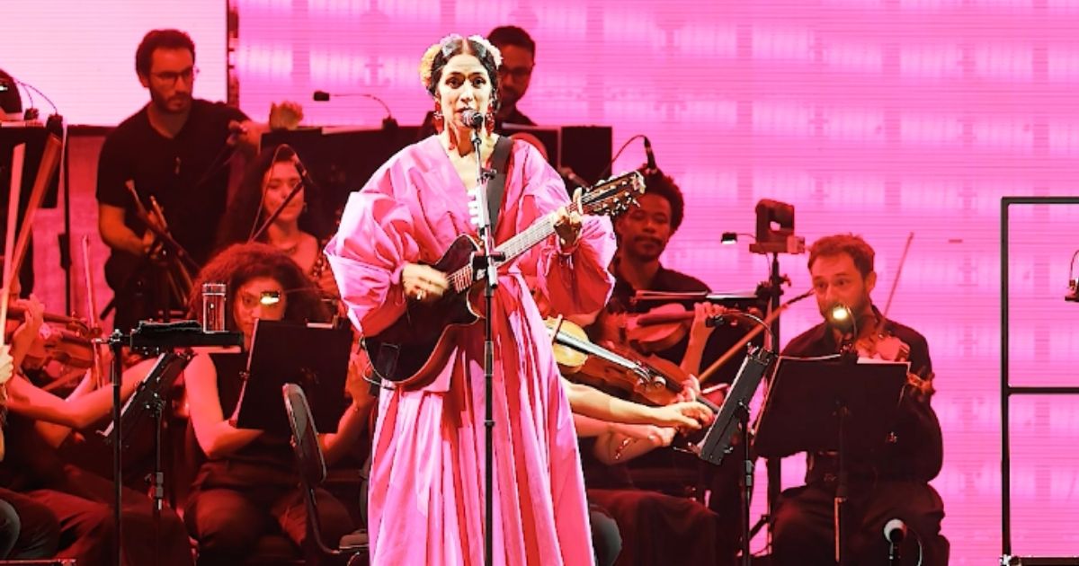 Marisa Monte durante show em BH