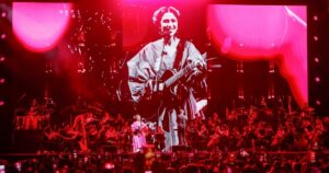 Marisa Monte durante show em BH