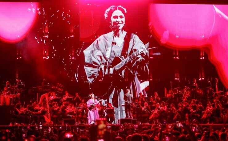 Marisa Monte durante show em BH