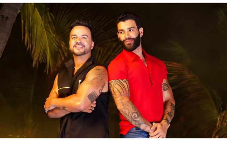 Luis Fonzi e Gusttavo Lima: "Vagabundo" (Divulgação)