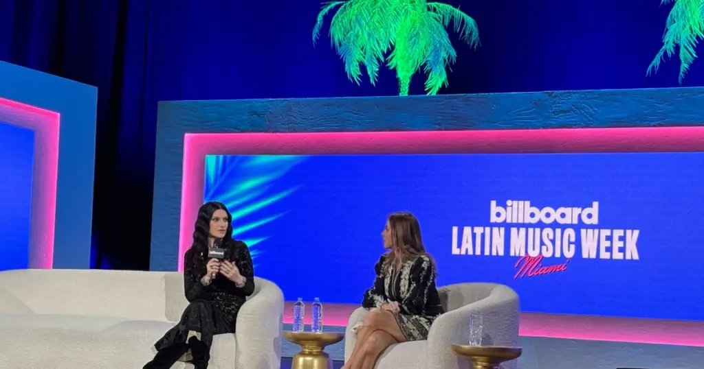 Laura Pausini no Billboard Latin Music Week