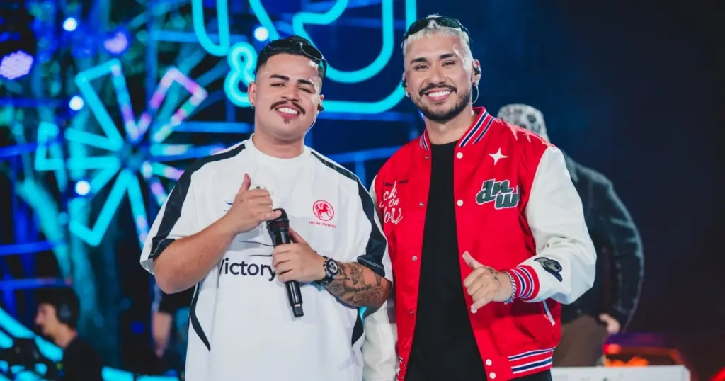 Rafa e Junior usam inteligência artificial em 'MarIA Paredão'; veja letra 1 Rafa e Junior (divulgacão)