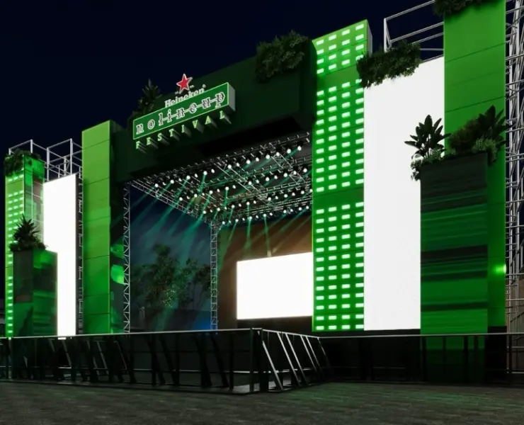 Palco do Heineken No Lineup Festival (Divulgação)