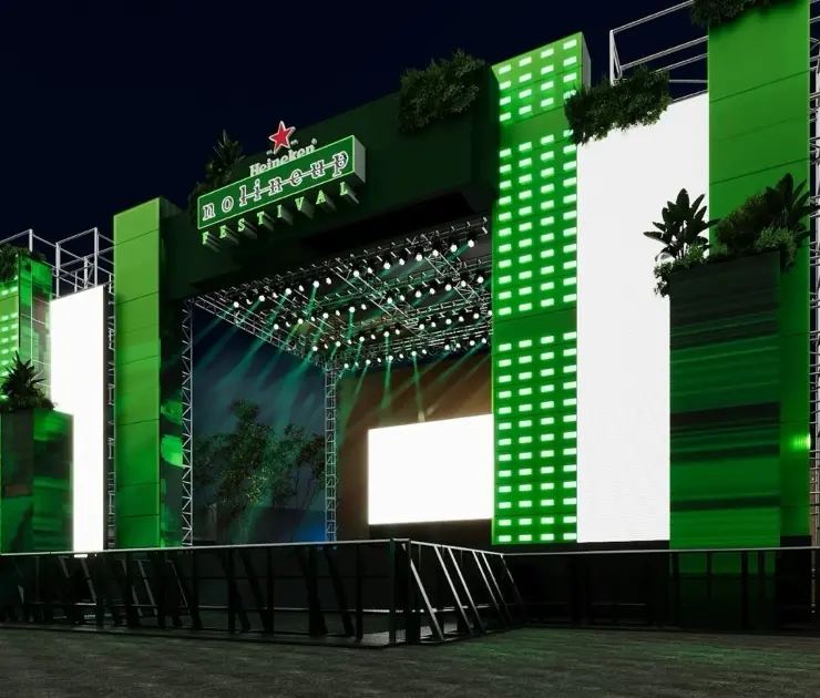 Palco do Heineken No Lineup Festival (Divulgação)