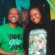 Thiaguinho e Ellen no show da turnê 'Sorte'