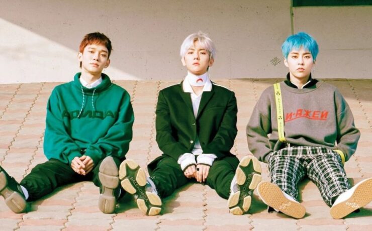 Chen, Baekhyun e Xiumin, do EXO
