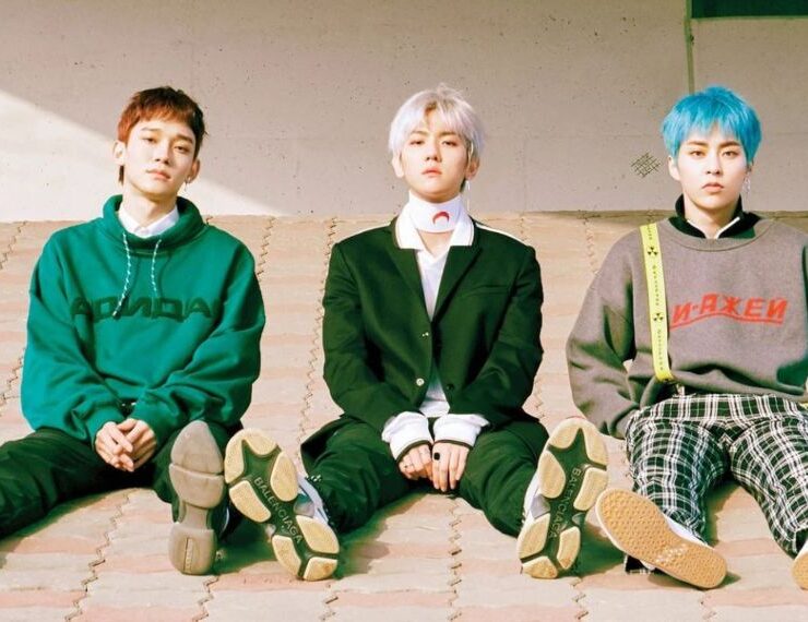 Chen, Baekhyun e Xiumin, do EXO