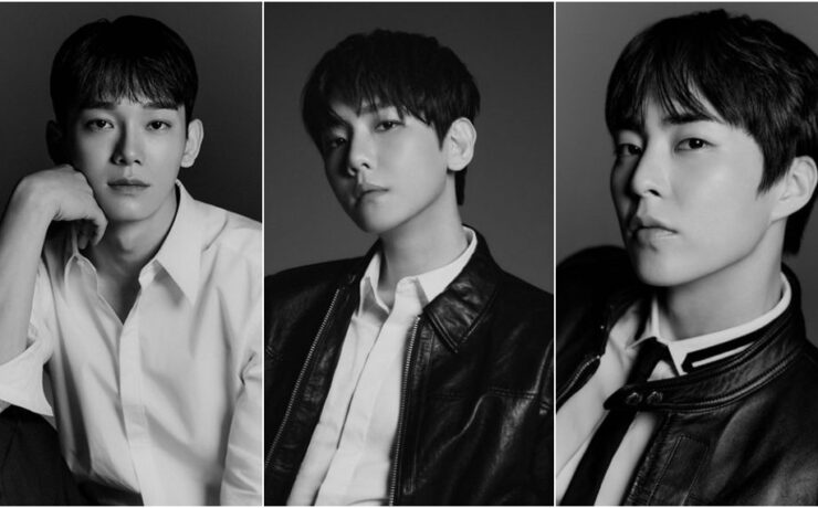 Chen, Baekhyun e Xiumin, do EXO