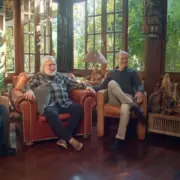 Gerson Conrad Paulo Mendonça e Ney Matogrosso (Julia Bruce_Divulgação)