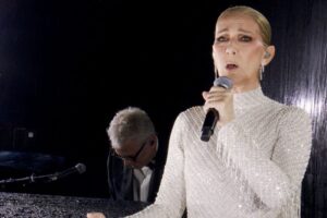 A cantora Céline Dion