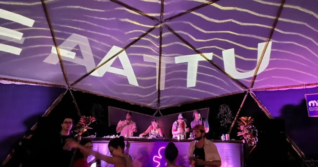 Conheça espaço com pista e relaxamento do Rock The Mountain 1 MOV.DOME do Rock The Mountain (Davi Maia)