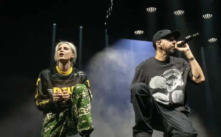 Linkin Park se apresenta com a 'From Zero World Tour', nos EUA (Shutterstock/The Grosby Group)