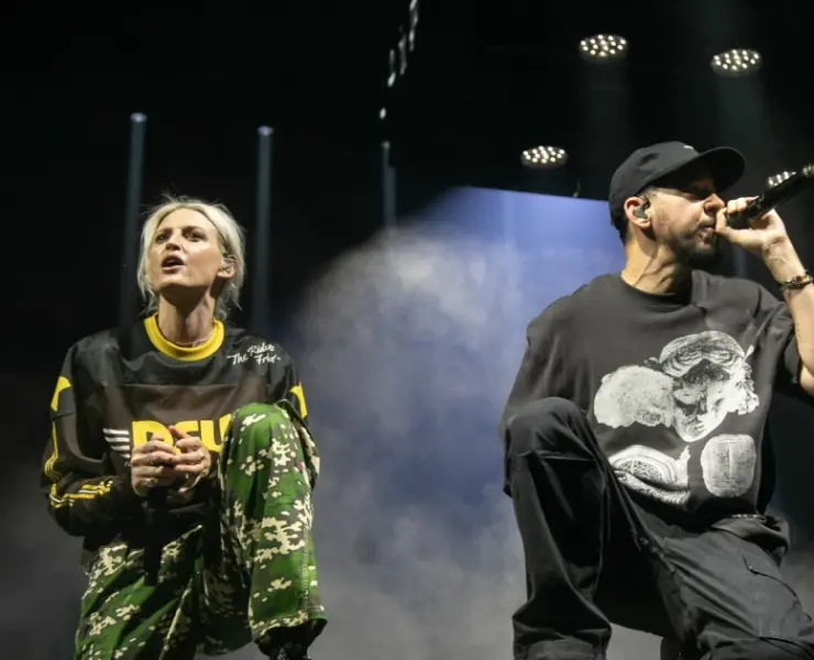 Linkin Park se apresenta com a 'From Zero World Tour', nos EUA (Shutterstock/The Grosby Group)