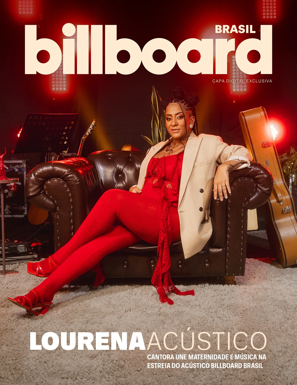 Lourena é capa digital da Billboard Brasil