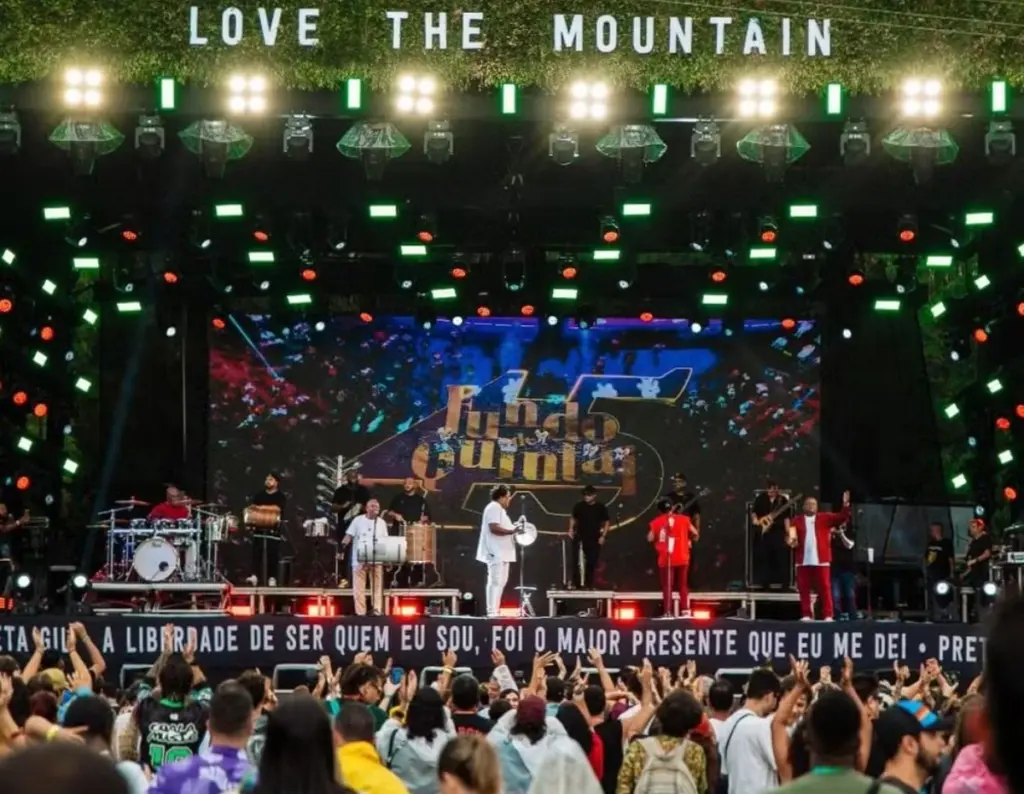 Fundo de Quinta no Rock The Mountain (Divulgação/Instgram)