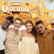 Nando Reis, Céu e Os Garotin na turnê do Corona Luau MTV (Divulgação)