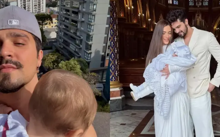 Luan Santana e sua filha, Serena