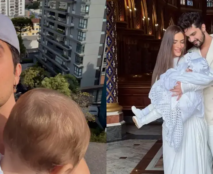 Luan Santana e sua filha, Serena