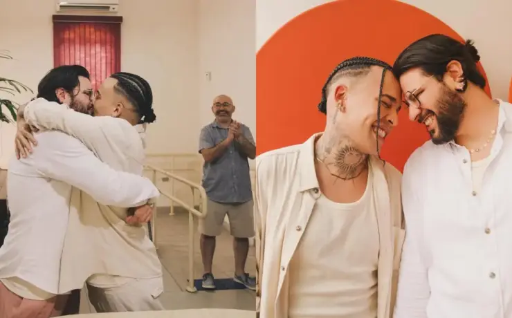 Daniel Garcia, a Gloria Groove, se casa com Pedro Luís