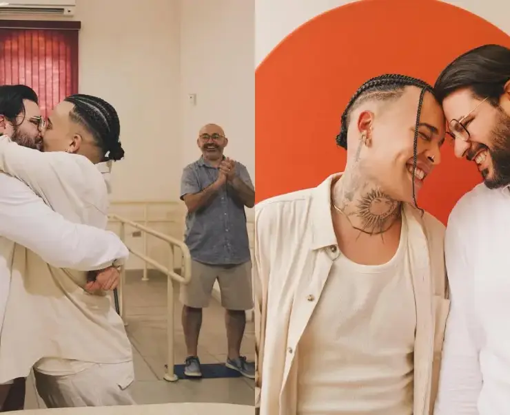 Daniel Garcia, a Gloria Groove, se casa com Pedro Luís