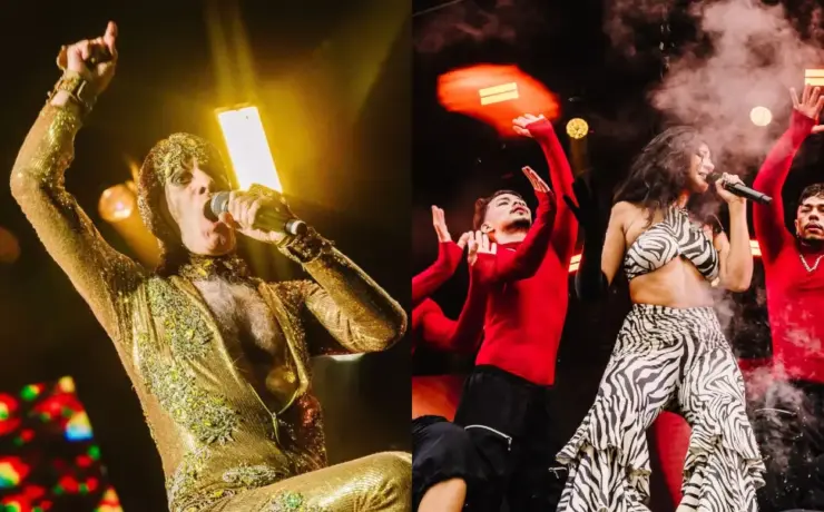 Ney Matogrosso e Zayanara no Rock The Mountain (Alessandra Lima/Divulgação)