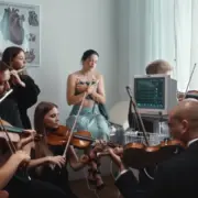 Rosalía em cena do clipe de "Berghain" (Reprodução)