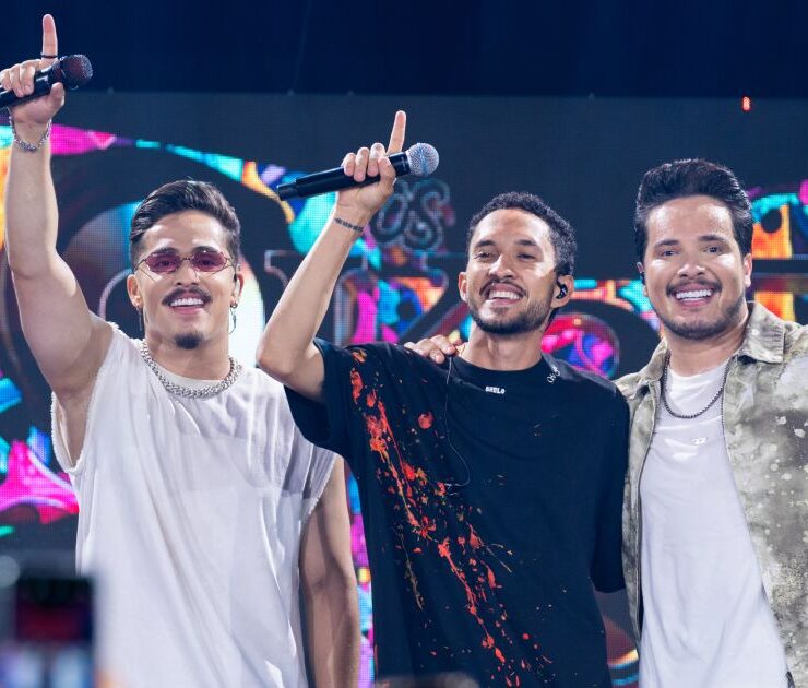 Kaique e Felipe com Grelo