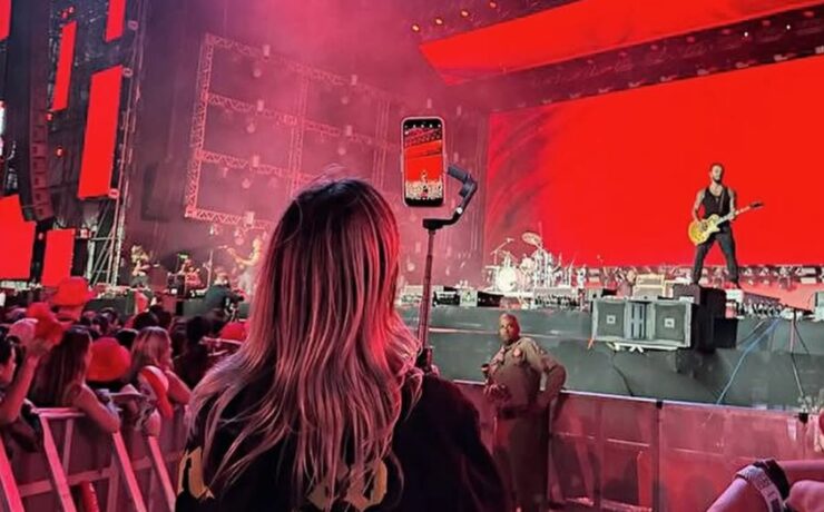 Cobertura mobile de show (Divulgação)