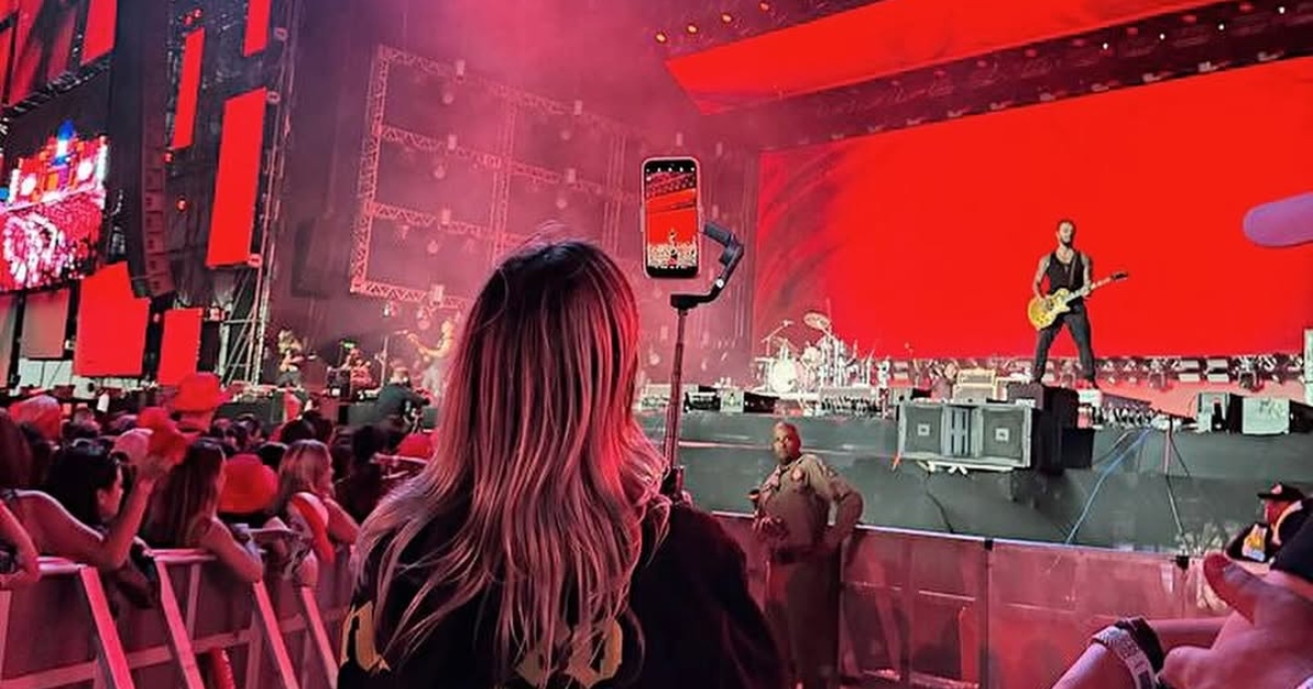 Cobertura mobile de show (Divulgação)